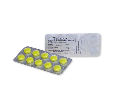 Acquista tadapox 80mg (tadalafil 20mg e dapoxetina 60mg) senza prescrizione medica in Italia